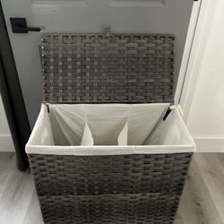 Wicker Laundry Basket Hamper