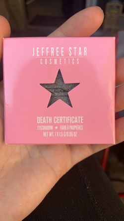 Jeffree Star SINGLE eyeshadow Shade Death Certificate
