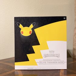 Sealed Pokémon Celebrations Pokémon Center ETB