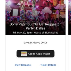 Sorry Papi All Girl Party 