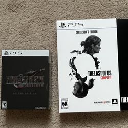 PlayStation 5 Video Games Last Of Us Final Fantasy PS5