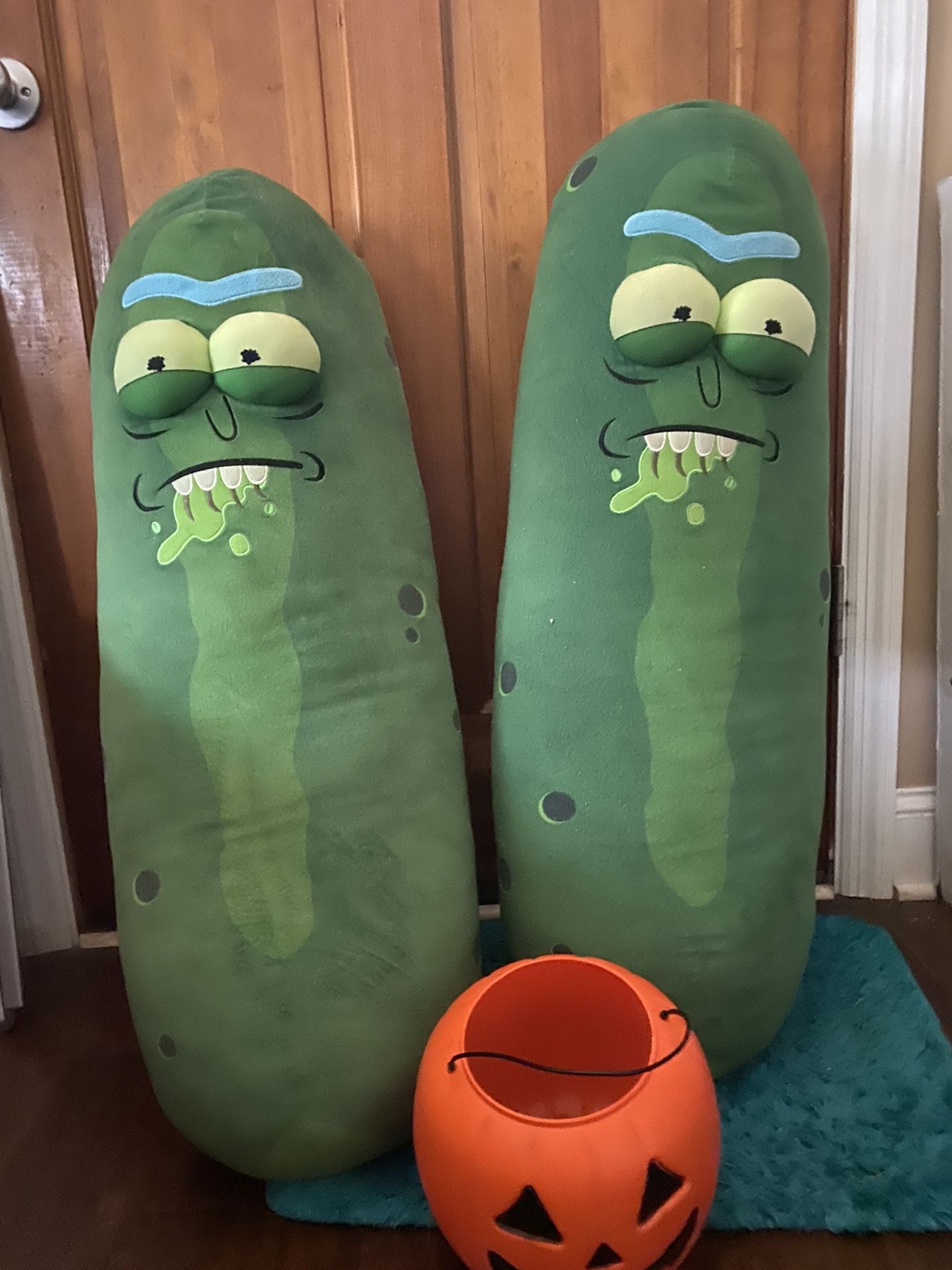 Pickle Rick Plush Pillow Large