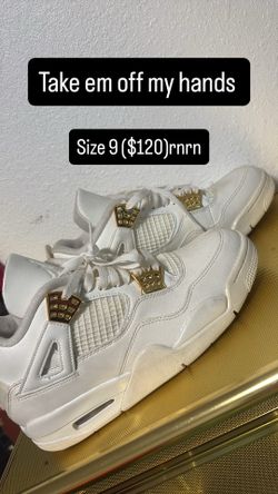 Jordan 4’s metallic gold
