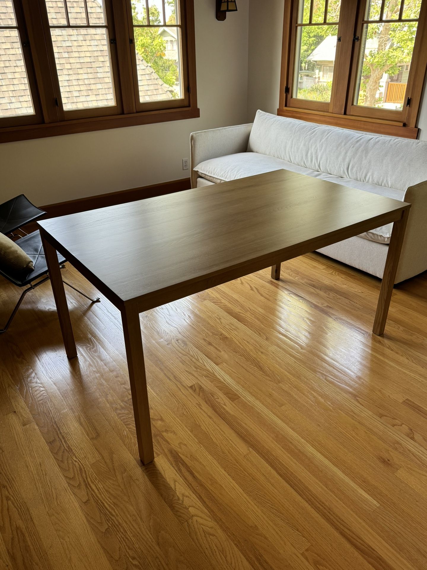 Akron Street Natural Oak Dining Table