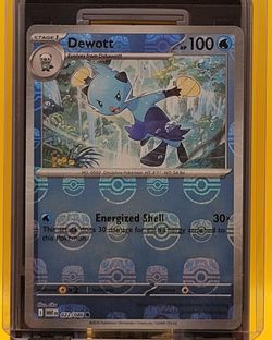 Pokemon TCG Dewott Sv: White Flare Holo Master Ball Pattern 022/086 EN 2025, NM