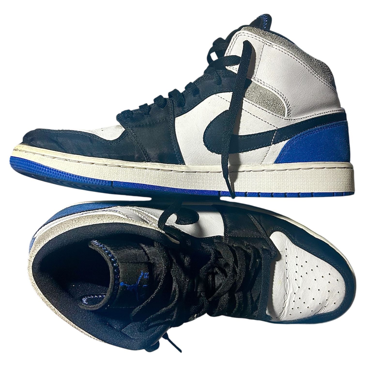 Nike Air Jordan 1 Mid SE Royal Black Toe 2020 Men’s Size 12