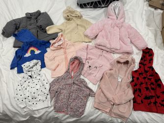 Toddler Girl Hoodies 6-12 Months 