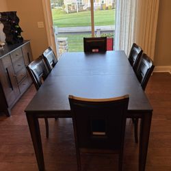 Dining Room Table And Buffet