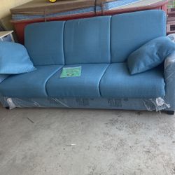 Sofá Nuevo Se Hace Cama Color Verde