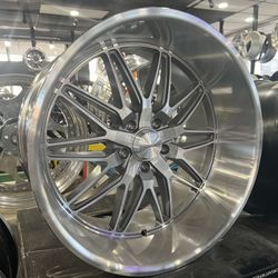 22” CORSART Alcatraz Wheels  Brand New Condition  In Stock Today  22x8.5” Rims Size