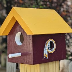 Washington Redskins Bird House 