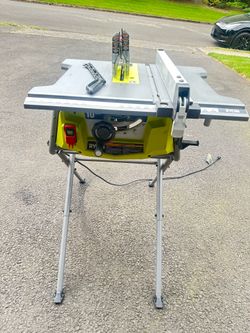 Ryobi 10 inch table saw and stand