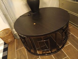 mesa de centro negra