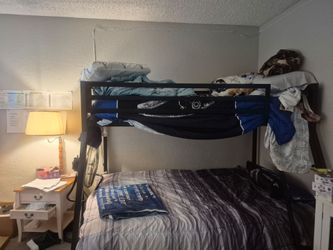 Twin over full bunk bed frame
