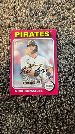 Signed nick gonzales card for sale