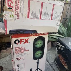 QFX  small speakers 