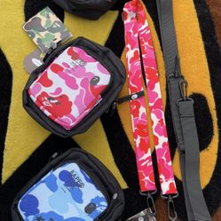 Camo Bape Crossbody Bags 
