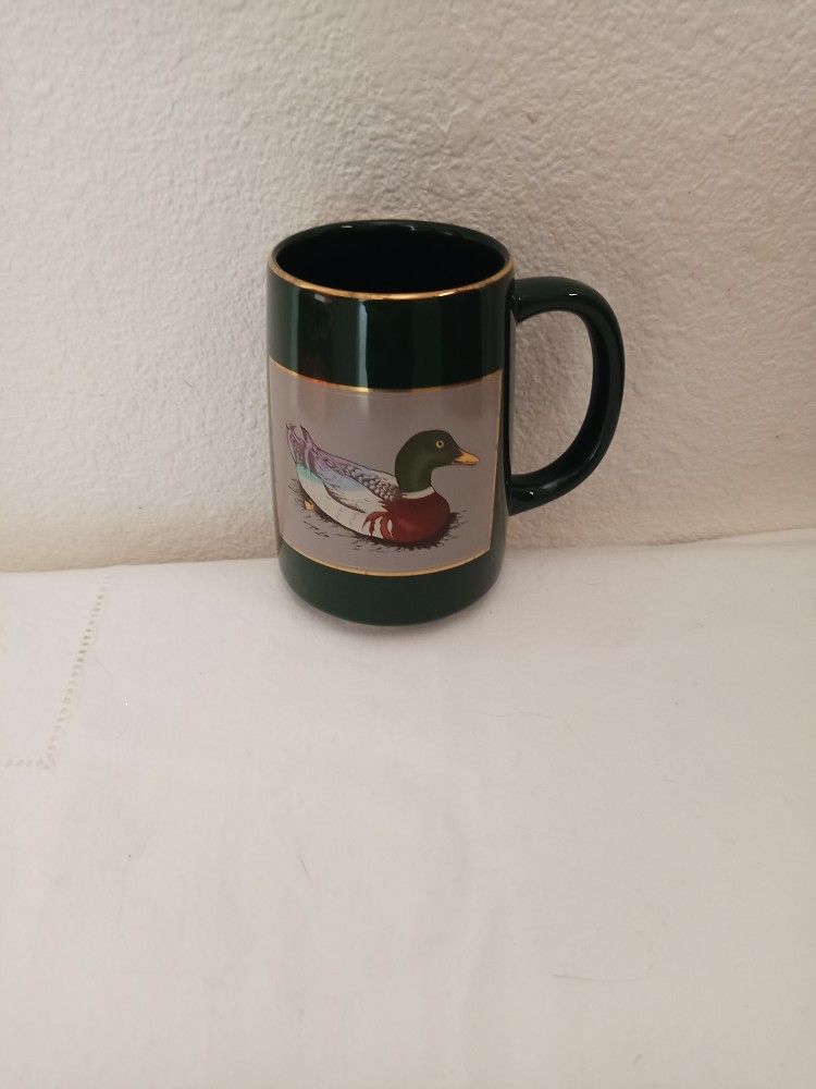 Vintage Otagiri Japan Mallard Duck Coffee Mug