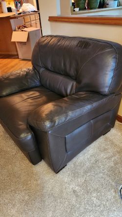 Big cushy leather chair