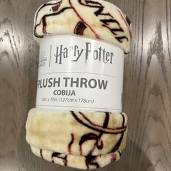 Brand new Harry Potter Marauder's Map plush throw blanket