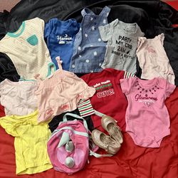 Girls clothing size 6-9 months
