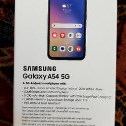 Samsung A54 Brand New For Cricket Wireless 