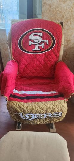 Quilted 49ers recliner cover