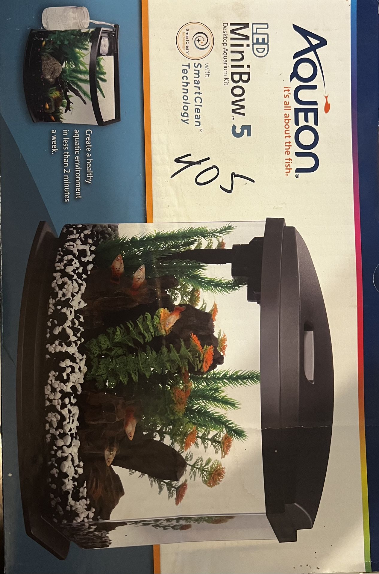 Aqueon Aquarium With Smart Clean Technology, Comes With Everything You Need