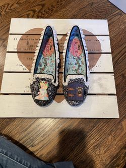 RARE -  Irregular Choice How Curious flats Disney Alice in Wonderland