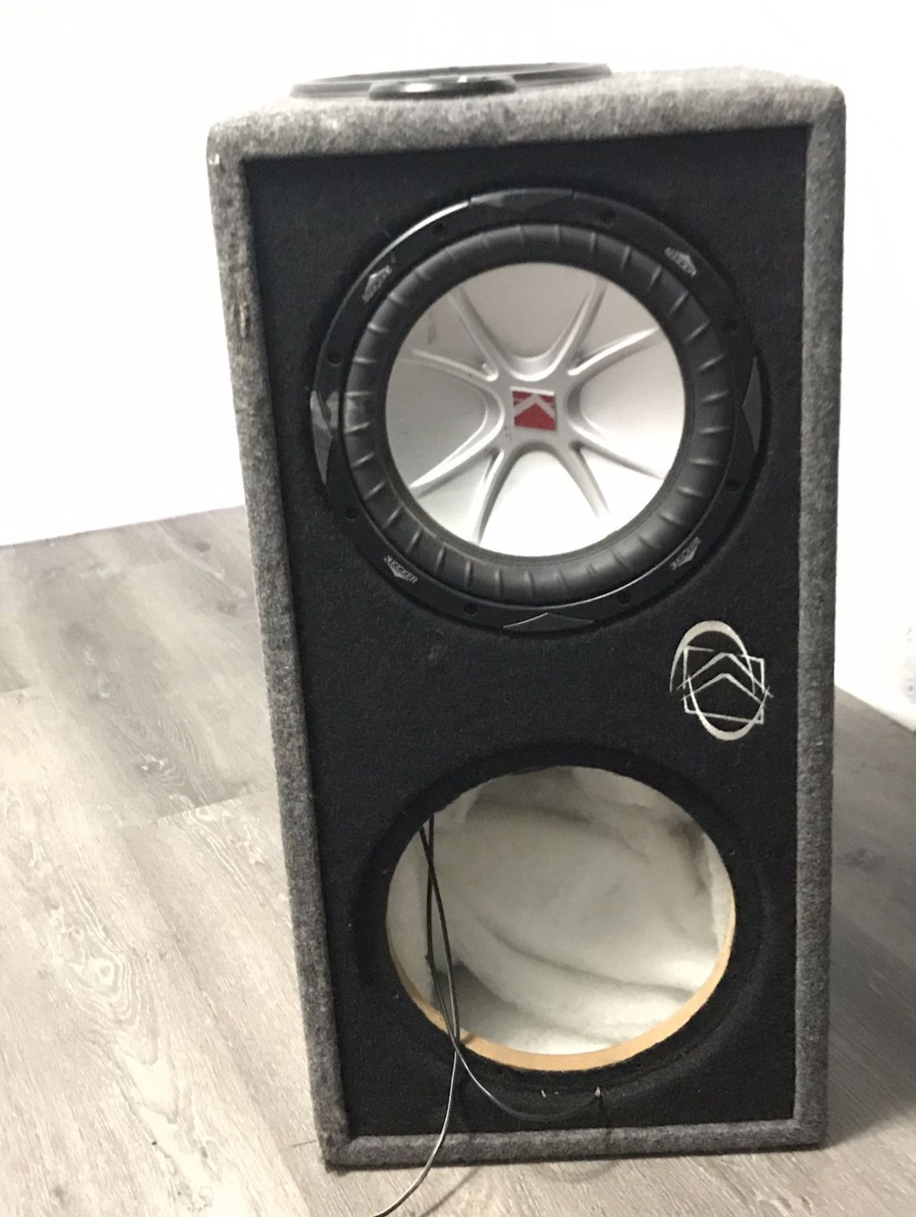 Old School 10 Inch Kicker Box Empty 