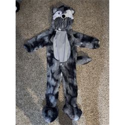 Husky Gray White Costume Dress Up Dog Wolf 2t-3t Halloween  Condition: Pre-Owned Good