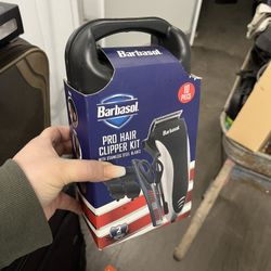 Barbasol Professional Hair Clipper Kit with Stainless Steel Blades