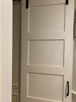 Nice Barn Door With Hardware 