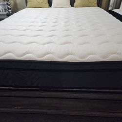 Brand New 14" Thick Soft Pillowtop Standard King Pillowtop Mattress (Made In Japan)