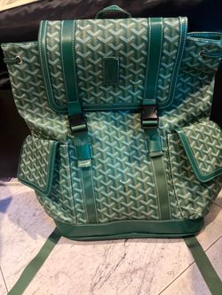 Goyard Green  Backpack