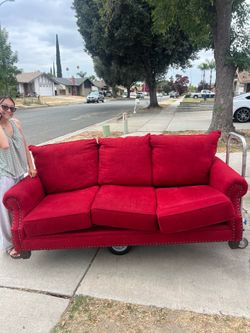Red couch