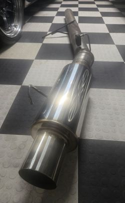 Custom 4 inch Vibrant exhaust system