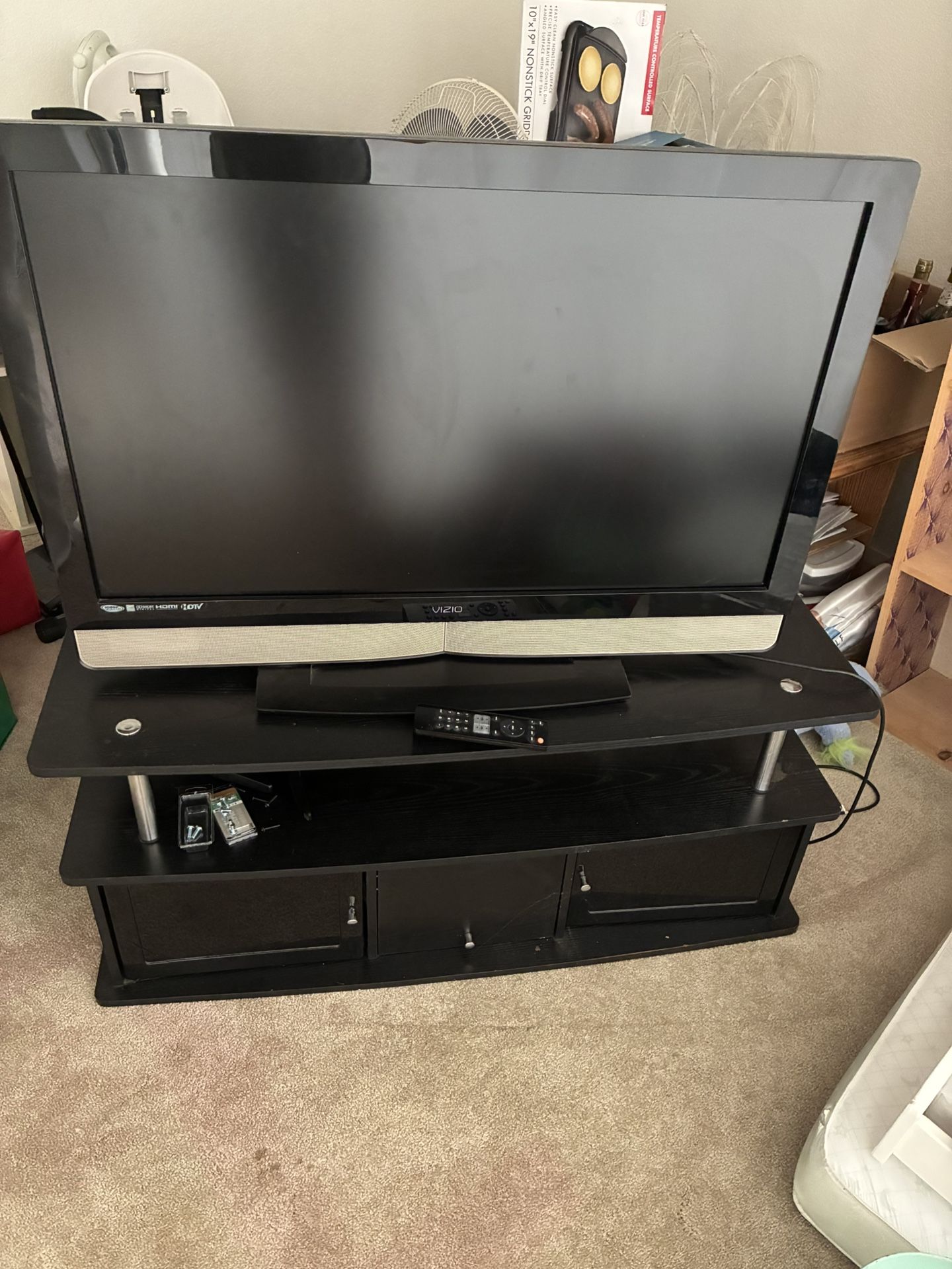 Vizio 42” Flatscreen TV with TV Stand