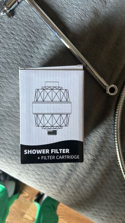 Dual filter rain shower head🧼