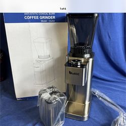 Anti-static Conical Burr Coffee Grinder! Adjustable Electric Mil 48 Grinding Settings
