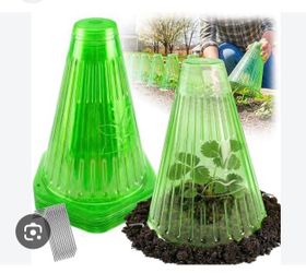 Garden cloche set of 20 with stakes