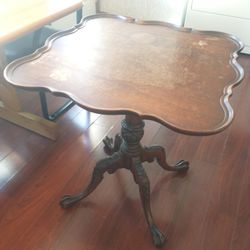 Antique Hardwood Accent Table