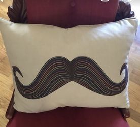 Mustache Pillow