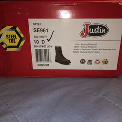 Men’s Justin Work boots (Steel Toe)