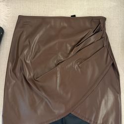 Windsor Leather Skirt