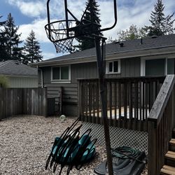 Sturdy Outdoor Metal Basketball Hoop