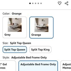 ESHINE Adjustable split queen bed