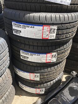 215/55/16 Falken 4 New Tires 