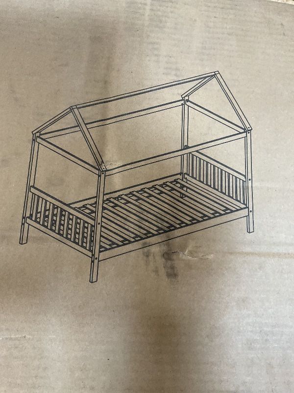 New Twin Platform House Bed
