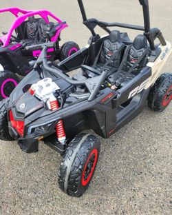 Ride on car can am big 2 seater 48volt 4x4 with remote & Rubber tires parent control